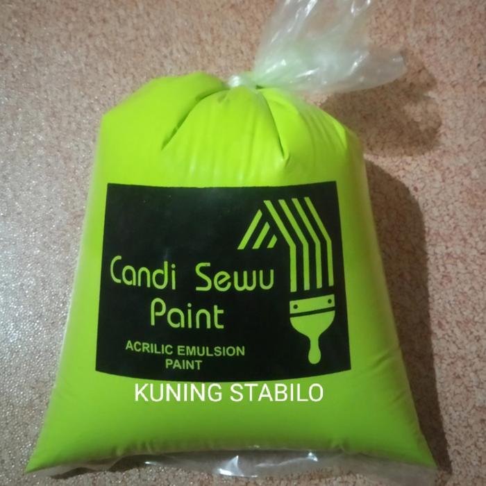 CAT TEMBOK KWALITAS SUPER 1KG WARNA KUNING STABILO