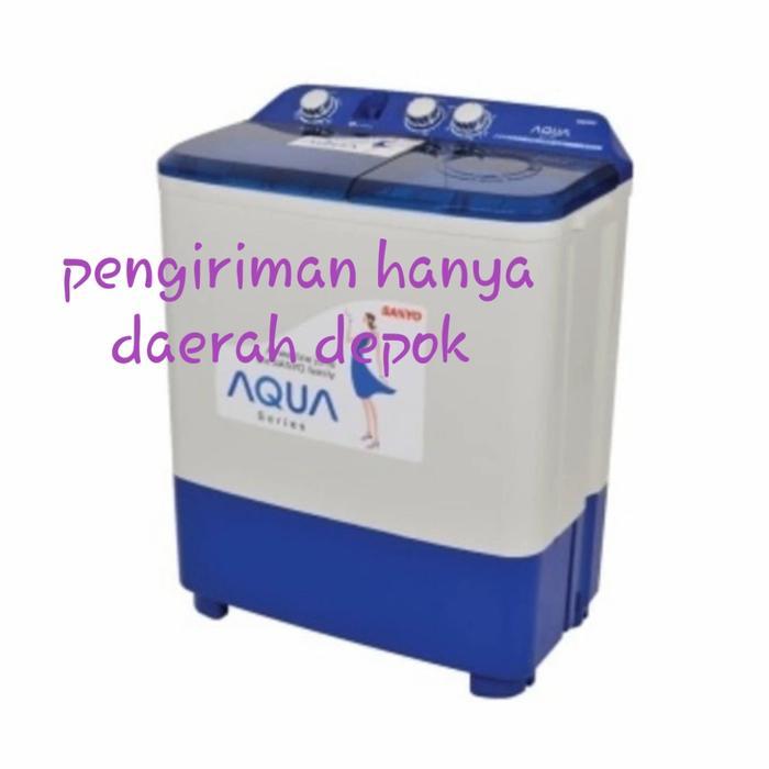 Mesin cuci 2 tabung AQUA 8 kg