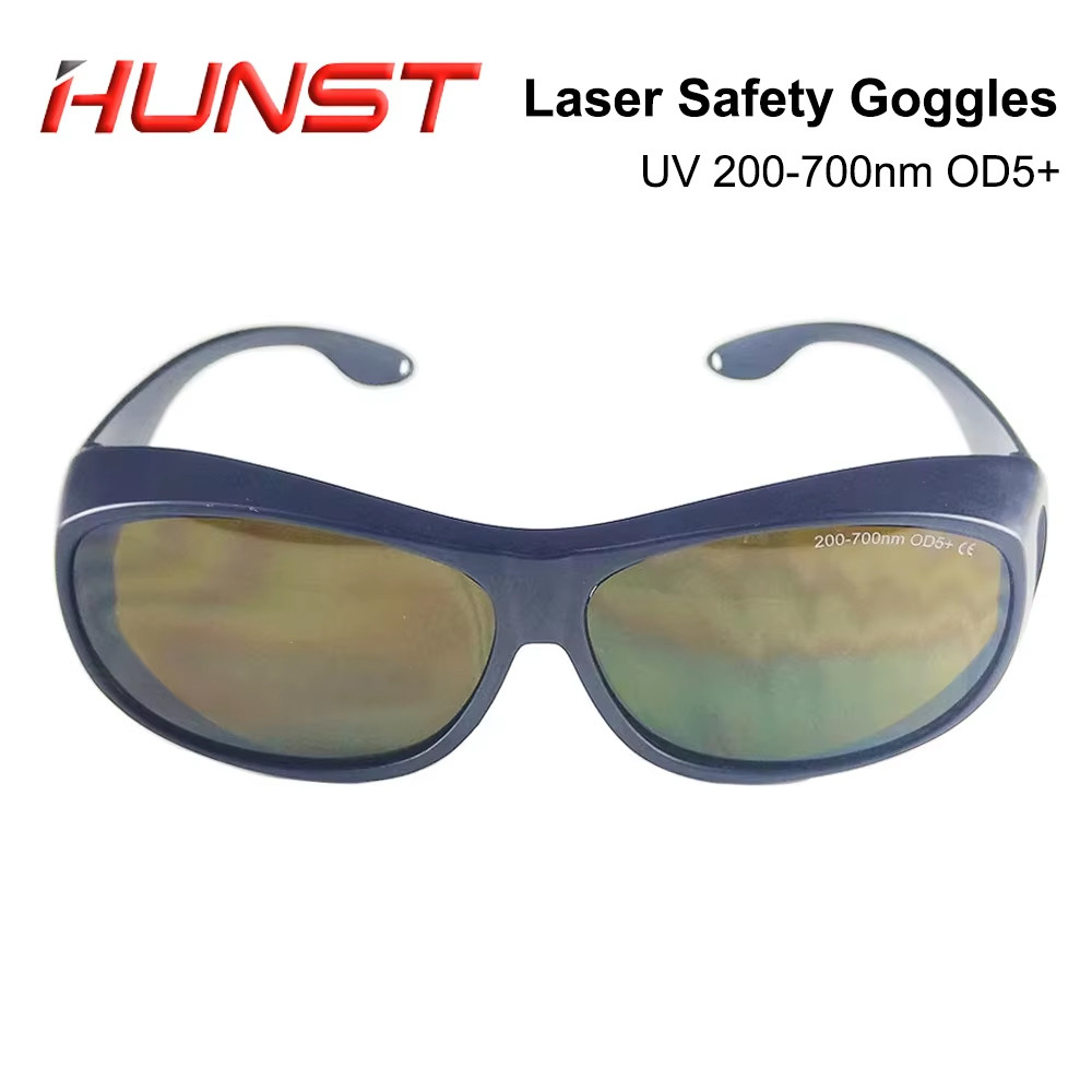 HUNST OD5+ Professional Laser Safety Goggles for 355nm 450nm 520nm 532nm 650nm UV,Green,Blue, Red