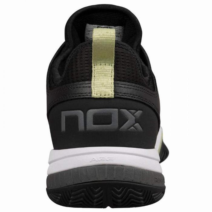 Sepatu Padel Pria Nox Nerbo Black Lime Padel Shoes