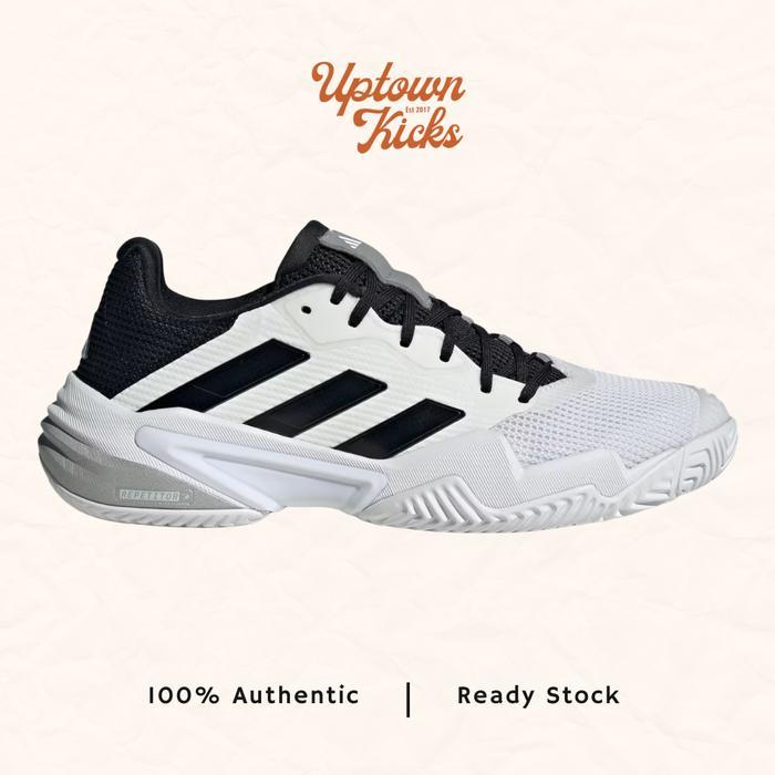 Sepatu Tennis Tenis Pria Adidas Barricade 13 White Black IF0465 (100% original)
