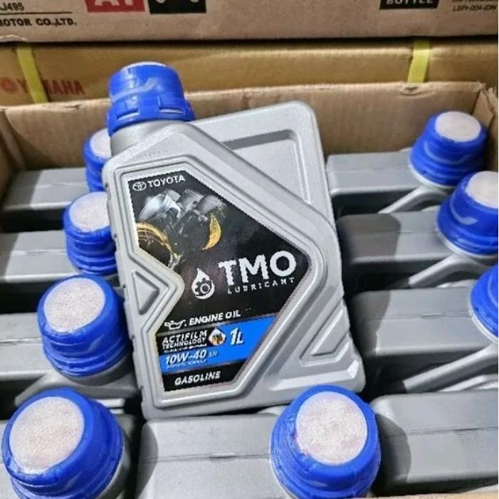 Oli Mesin Mobil Toyota TMO 1 Liter SAE 10W-40/(1 DUS ISI 12 Botol) Oli Mobil Bensin