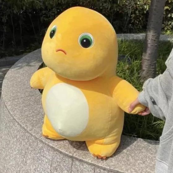 Miniso Toys - Boneka Dino Kuning Naloong Bahan Boneka Nailong Yelvo Halus Lembut Ukuran Jumbo 60 Cm