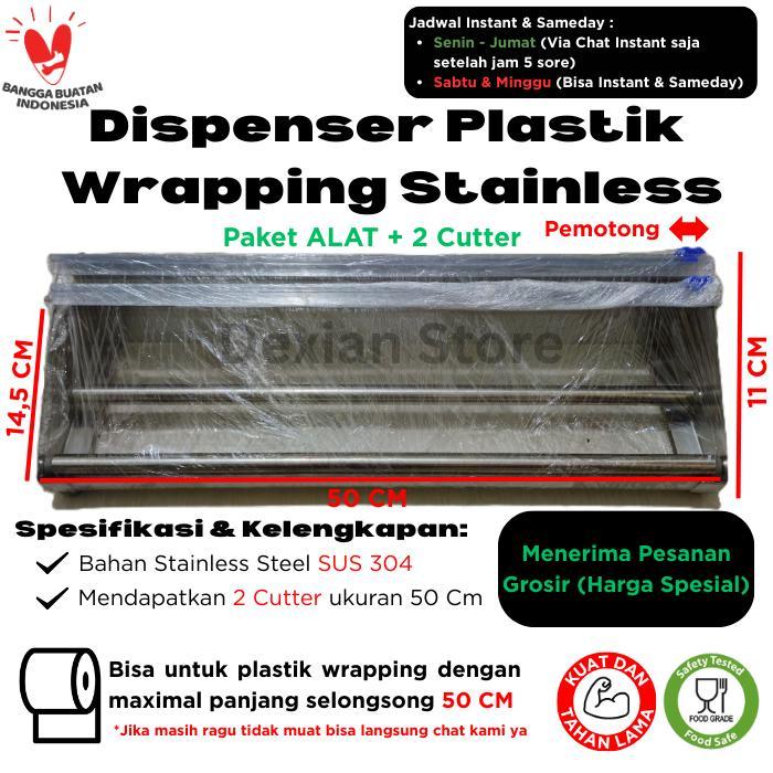 JTTOP" ALAT PEMOTONG PLASTIK WRAP (DISPENSER PLASTIK WRAP)