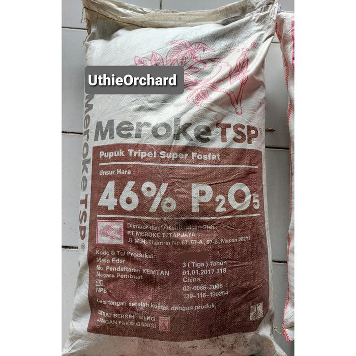 * Meroke TSP (MerokeTSP) Pupuk Tripel Super Fosfat Kemasan Repack 1 kg