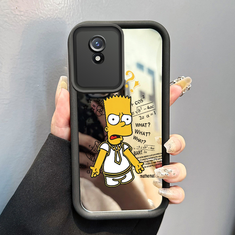 Casing Hp Untuk VIVO Y02 VIVO Y02A VIVO Y02T Case jenaka Rumus matematika Mirror Kasing silikon Anti