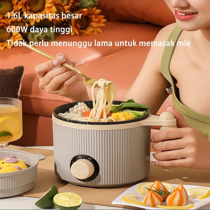 Sanken Living - Advance C-310 Panci Listrik Multifungsi 1.6 L Bisa Menggoreng Merebus Mengukus