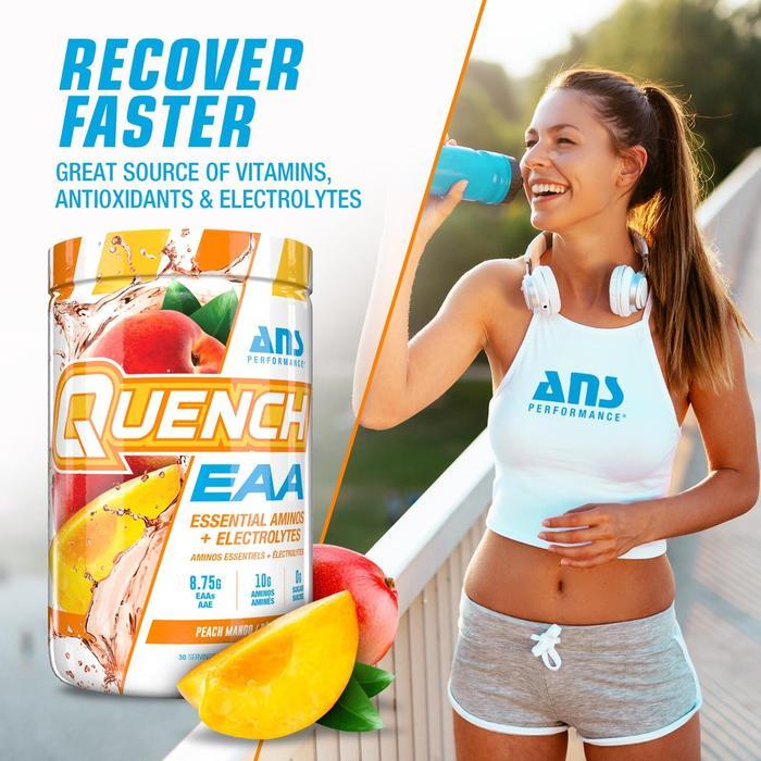 ASLI ANS Quench EAA 30 Serving Essential Amino + Electrolytes BCAA Ans Performance READY STOCK