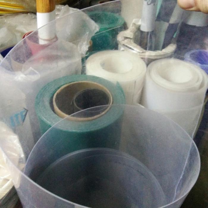 PLASTIK TUTUP PAGAR SUPER BENING TEBAL 1mm /FIBER METERAN SUPER BENING