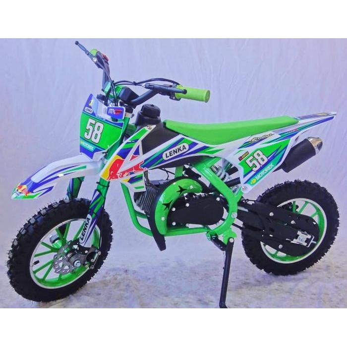 Motor Mini Trail Lenka MC 58 l Mini Trail Motor Anak - Hijau