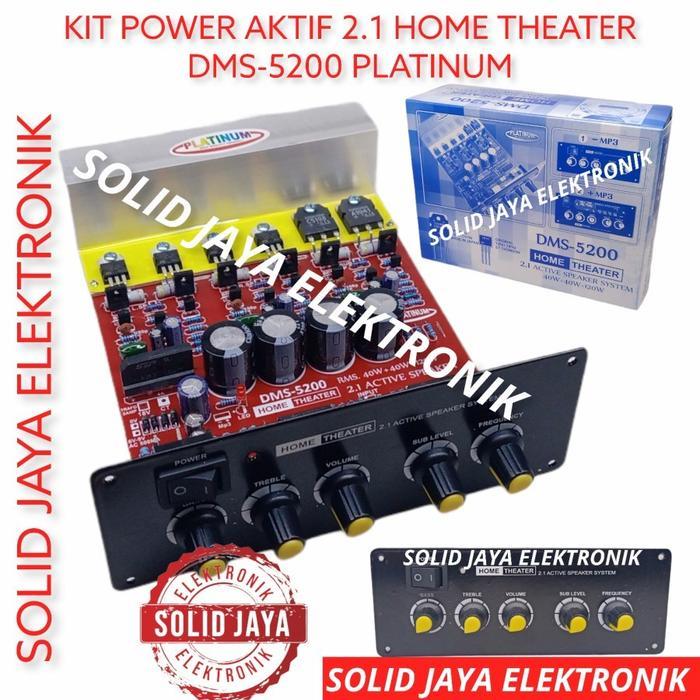 KIT POWER SPEAKER AKTIF 2.1 DMS5200 TR FINAL ASLI KIT HOME THEATER TRANSISTOR FINAL ASLI DMS 5200