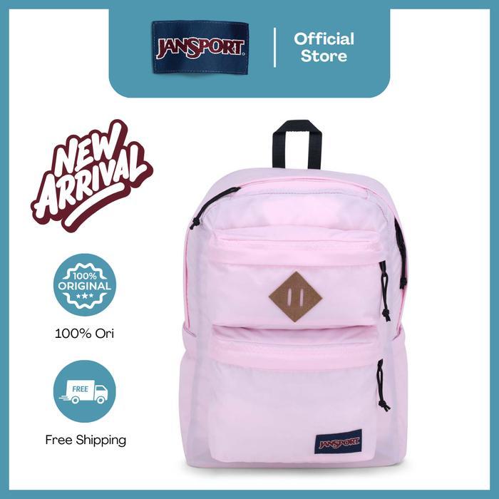 JanSport Tas Ransel Backpack Daypack Double Break Pink Ice