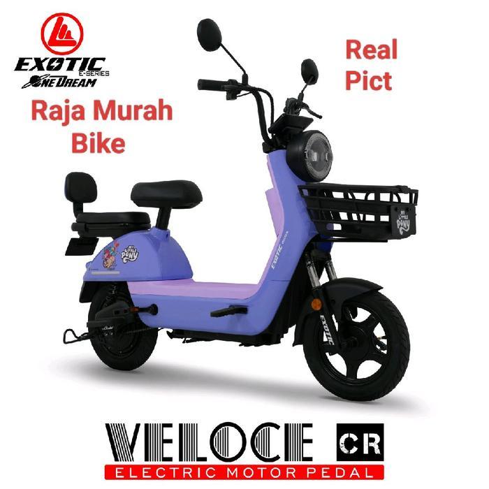 Sepeda Listrik Exotic Veloce Sepeda Listrik E-Bike Exotic Veloce CR Terbaru Sepeda Listrik Exotic Pa