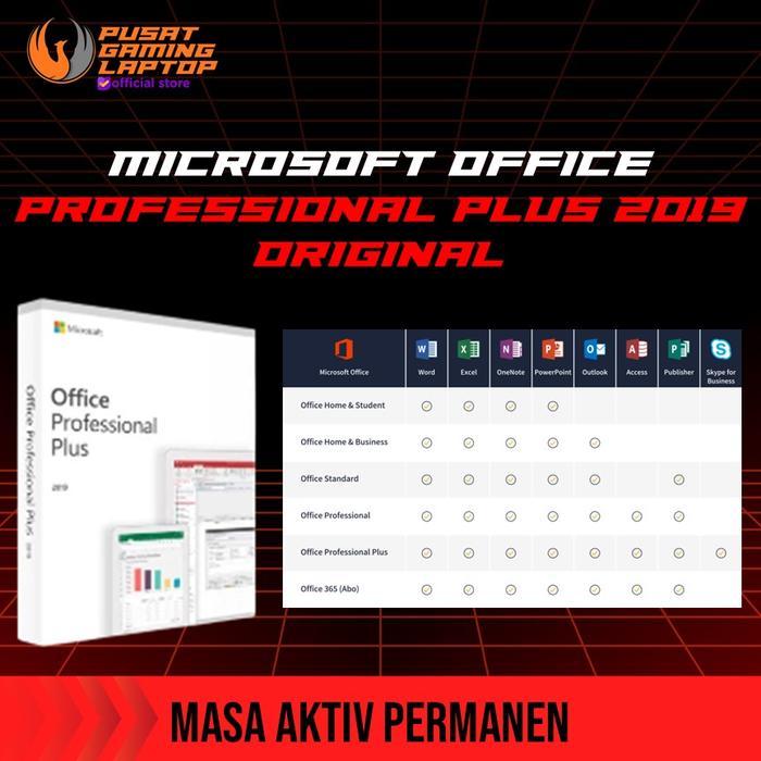 MICROSOFT OFFICE PROFESSIONAL PLUS 2019 ORIGINAL RETAIL PACK