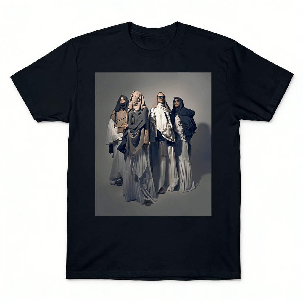 Kaos Unisex Katun 220g Lengan Pendek Kerah Bulat 24s Nyaman Lembut T-Shirt Distro Atasan Panjang Com
