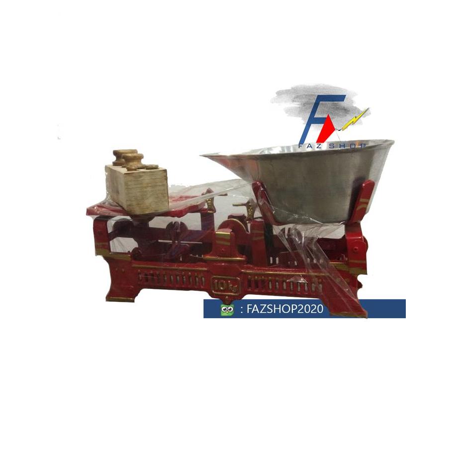 timbangan bebek / timbangan kodok 10kg + timbel (set)