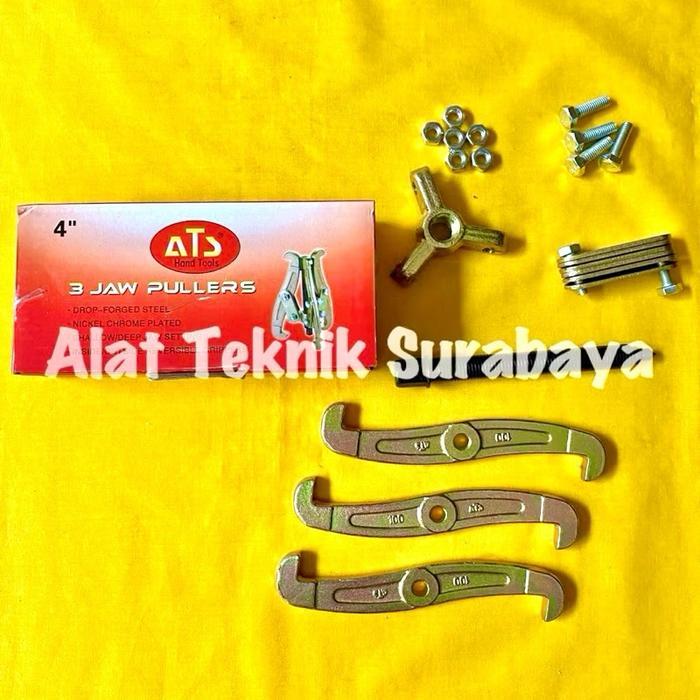 TREKER ATS 6" INCH / TRACKER TRECKER 3 JAW GEAR PULLER 3 KAKI CABUT BEARING LAKER KLAKER LAHAR