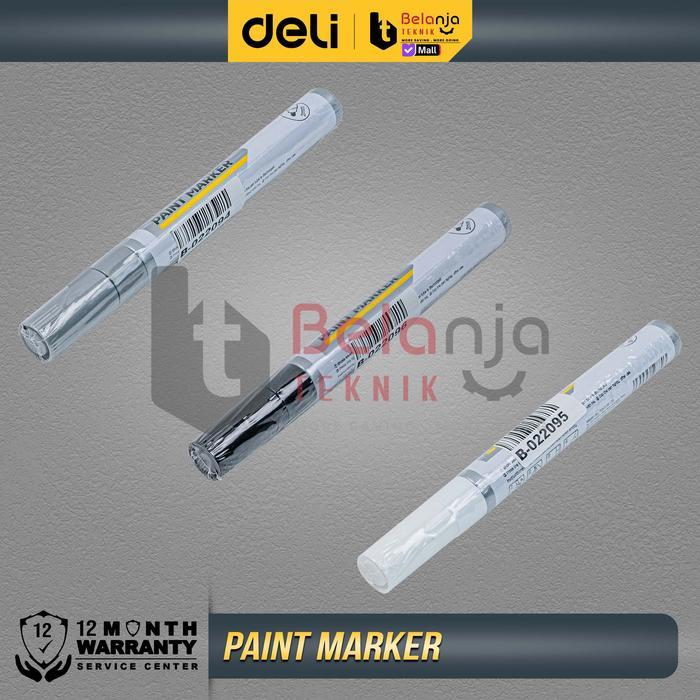 Paint Marker Deli Spidol Pen Anti Air Permanen 2 MM Spidol Ban Spidol Gambar Pen Marker