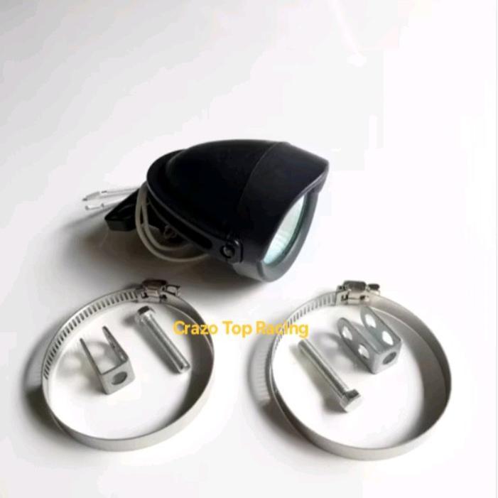 LAMPU TEMBAK SOROT KABUT HALOGEN 12V UNIVERSAL MOTOR CR7 - CAR