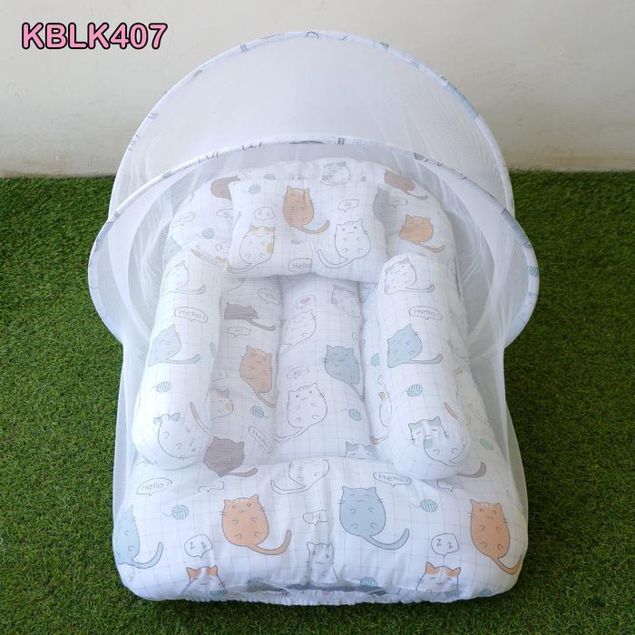 Kasur Bayi Kelambu Set Perlengkapan Peralatan Baby Baru Lahir