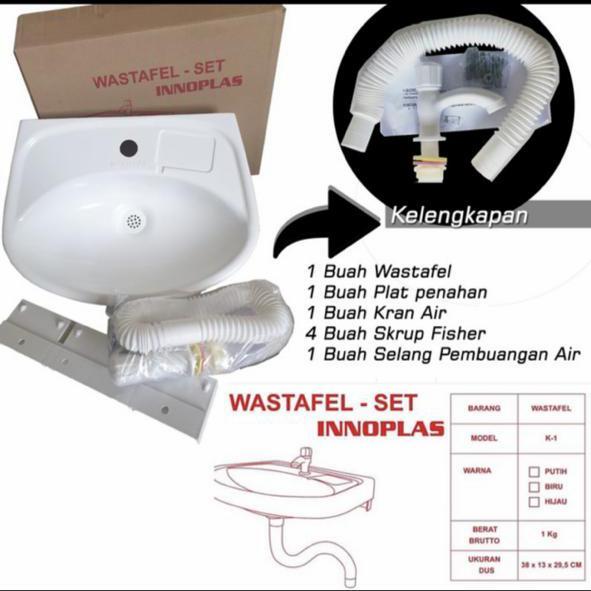 Wastafel Cuci Tangan Plastik Komplit