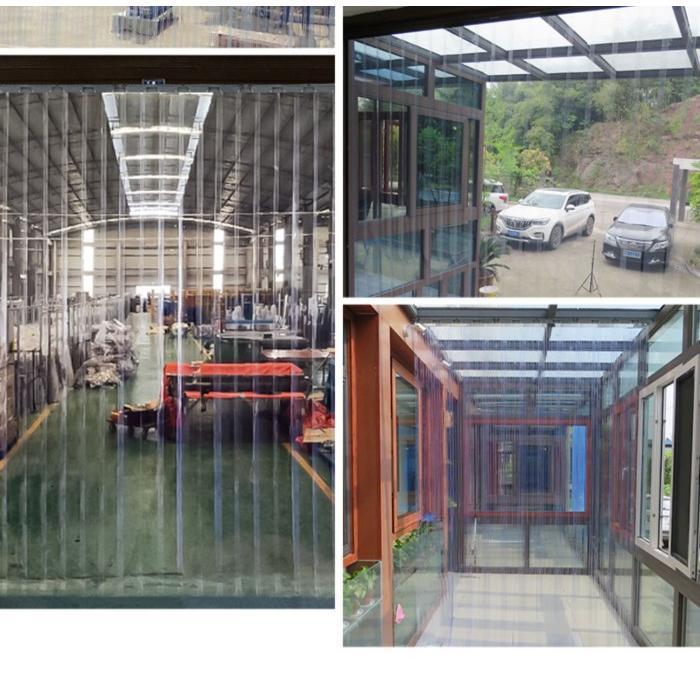 kbr 2m Tirai Plastik Pvc Tirai Plastik Bening Tirai Plastik Outdoor Gulung Pvc Strip Curtain