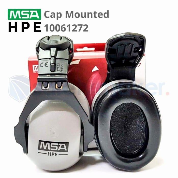 earmuff msa cap mounted
