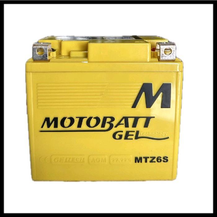 Aki Motor Honda Cb150R Motobatt Mtz6S Aki Gel