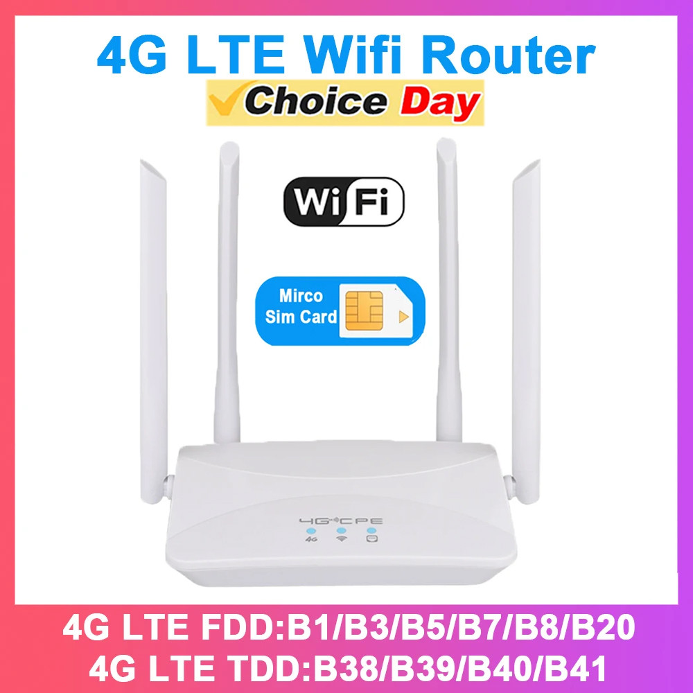 SPECIAL KuWFi 4G LTE CPE Router 300Mbps Wireless Home Router 3G 4G SIM 2.4G Wifi Router RJ45 WAN LAN