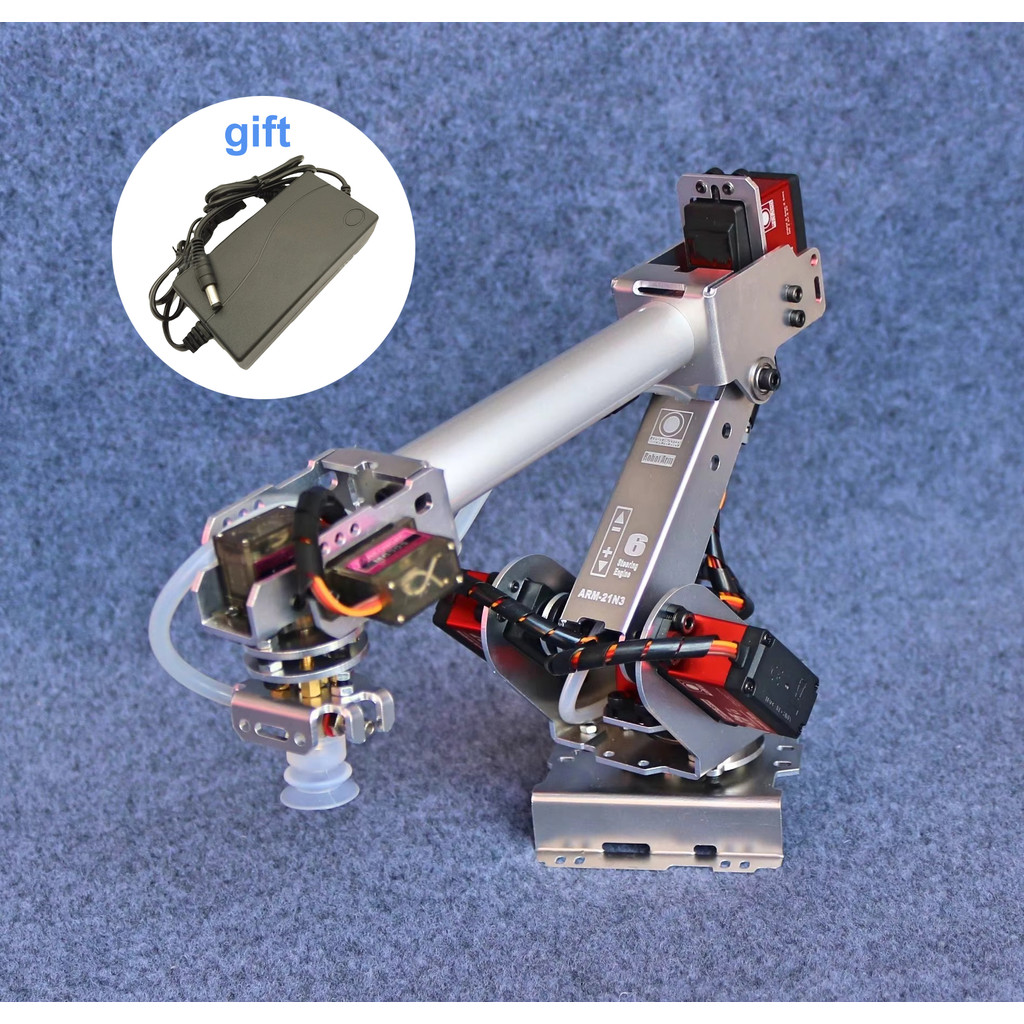 6 Axis Robot Arm With 6pcs Servos For Arduino Robotic Arm Model Multi-Axis Manipulator Robot Model