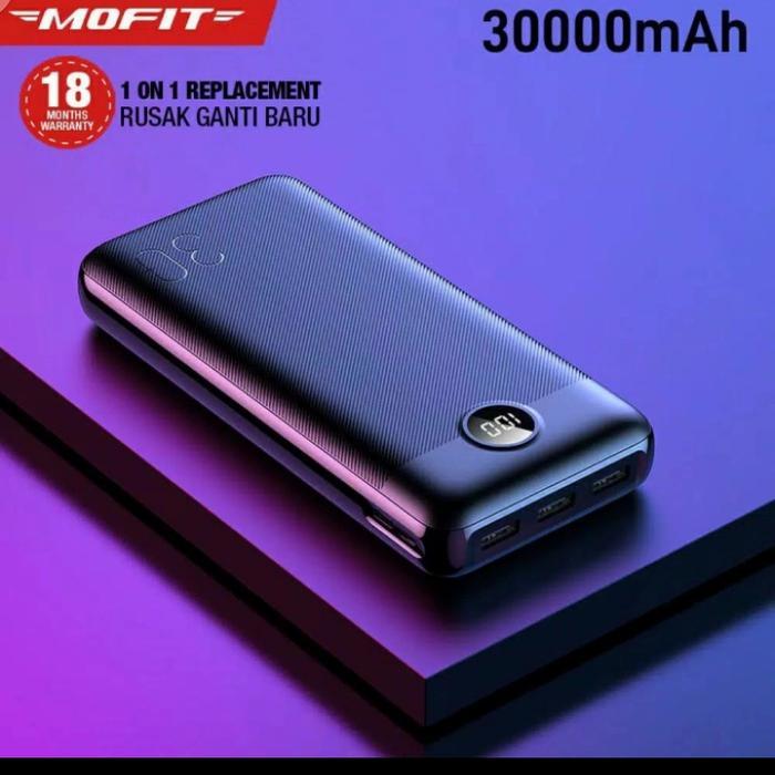 PowerBank MOFIT M36 30.000 mAh Fast Charge & Real Capacity