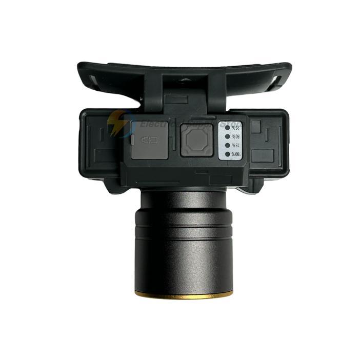 Senter Kepala Led Dony 15 Watt Kl-171 Mini Zoom Mekanik Ori Antiair Tahan Lama Outdoor Baterai Lampu