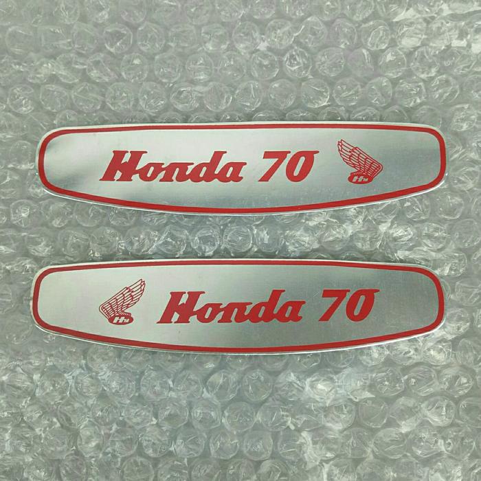 Sticker Tangki Almunium Honda C70 C 70 Pispot