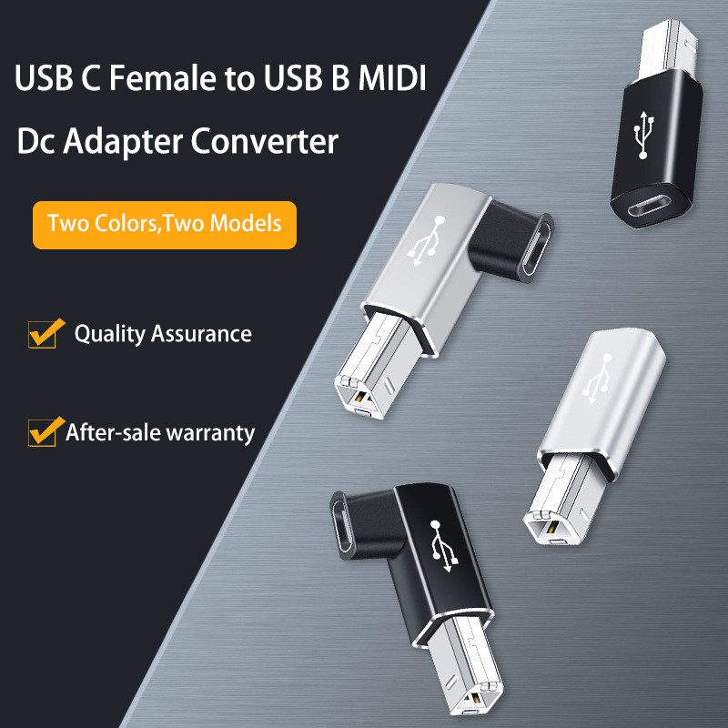 PROMO HARI INI  Type C Female to USB Type B 2.0 Male Adapter Converter For MacBook Air Pro for HP Ca