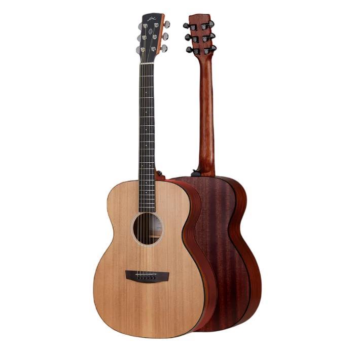 HEX F70E M F70 E M NATURAL GITAR AKUSTIK WITH FISHMAN SONITONE BMJ