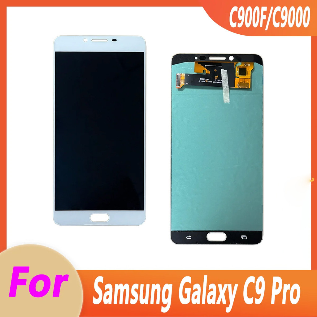 Super AMOLED 6.0" C9 Pro C9000 C900F LCD with For Samsung Galaxy C9 Pro LCD Touch Screen Digitizer