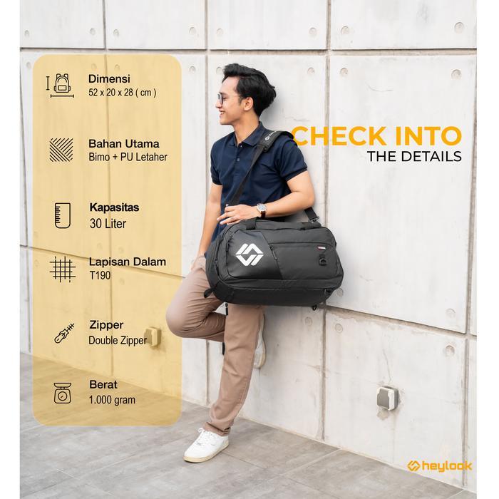 Travelbag Pria Wrangler Tas Gym Duffle Bag Tas Fitness Tas Futsal
