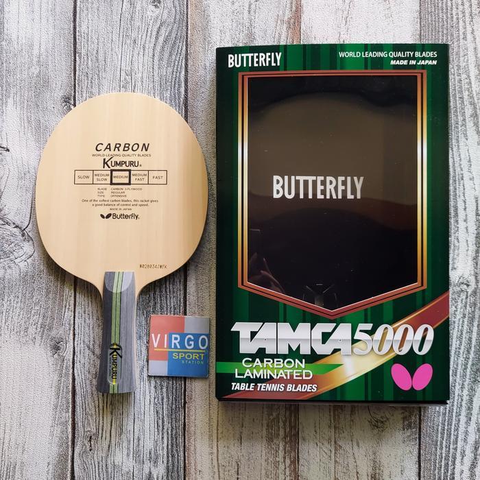 BUTTERFLY KUMPURU CARBON KAYU BAT BET PINGPONG 100%ORIGINAL