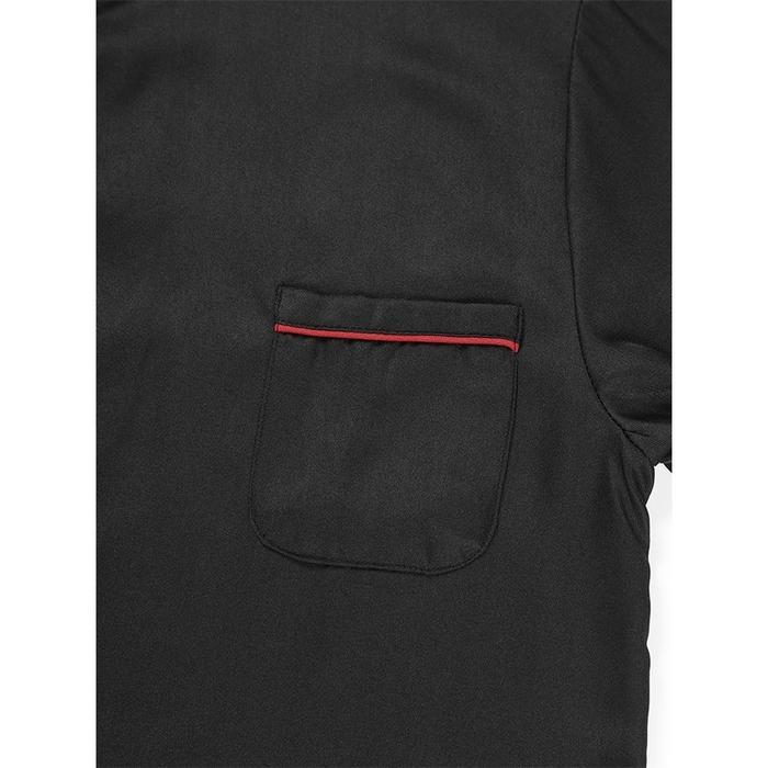 Baju Koki Hitam / Baju Chef Pria / Baju Kitchen Chef Pria / Baju Chef Indonesia