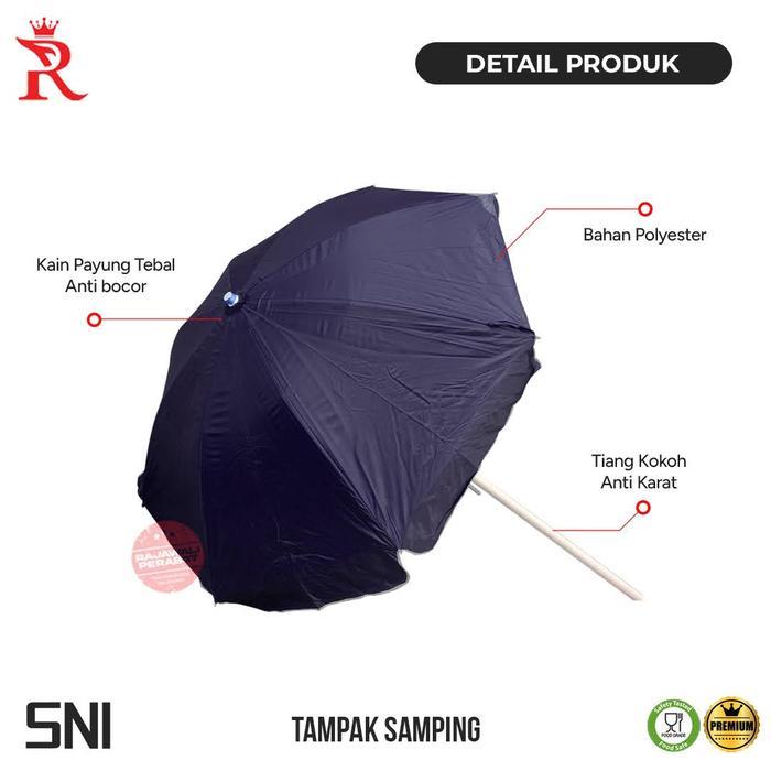 Payung Tenda 2 Lapis Payung Taman Pantai Uv Series Winpu 120Cm/48Inch