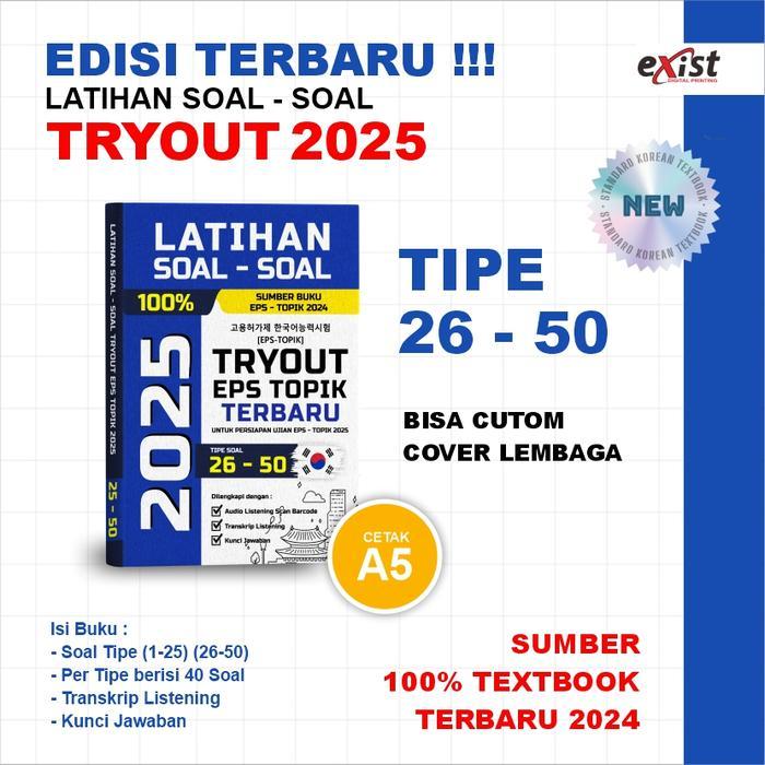 Tryout EPS TOPIK KOREA TERBARU 2025 - Versi Terbaru