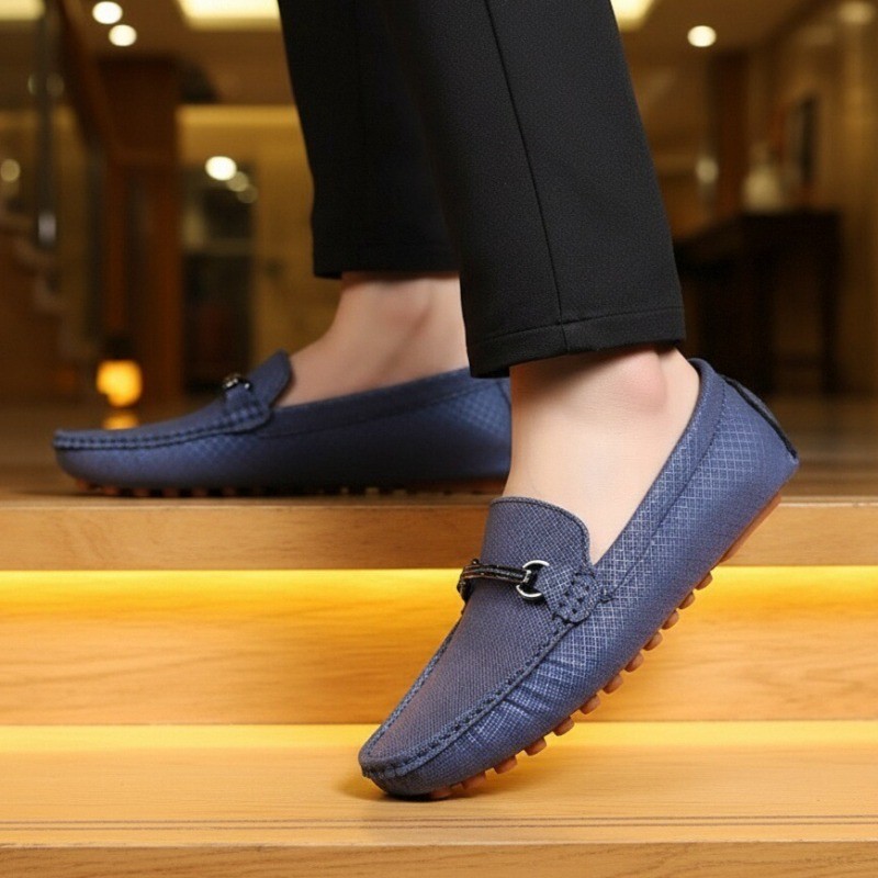 Loafers Men Breathable Mens Sneakers Boat Shoes Men Driving Shoes Comfortable Business Loafer Shoes