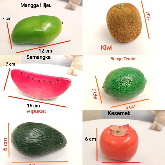 BUAH FOAM BUAH PALSU HIASAN DEKORASI DAPUR RUMAH MODERN Plastik