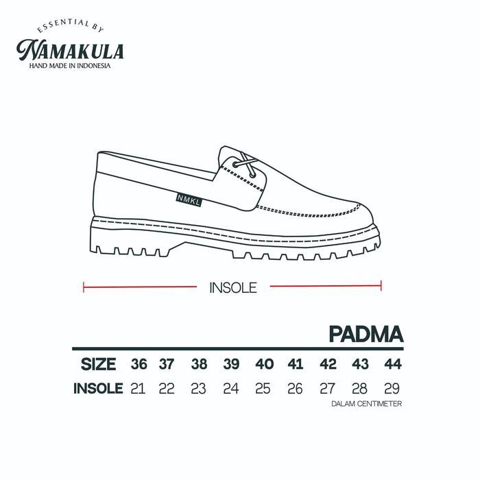 PADMA - SEPATU KULIT BOOTS ZAPATO HITAM NAMAKULA