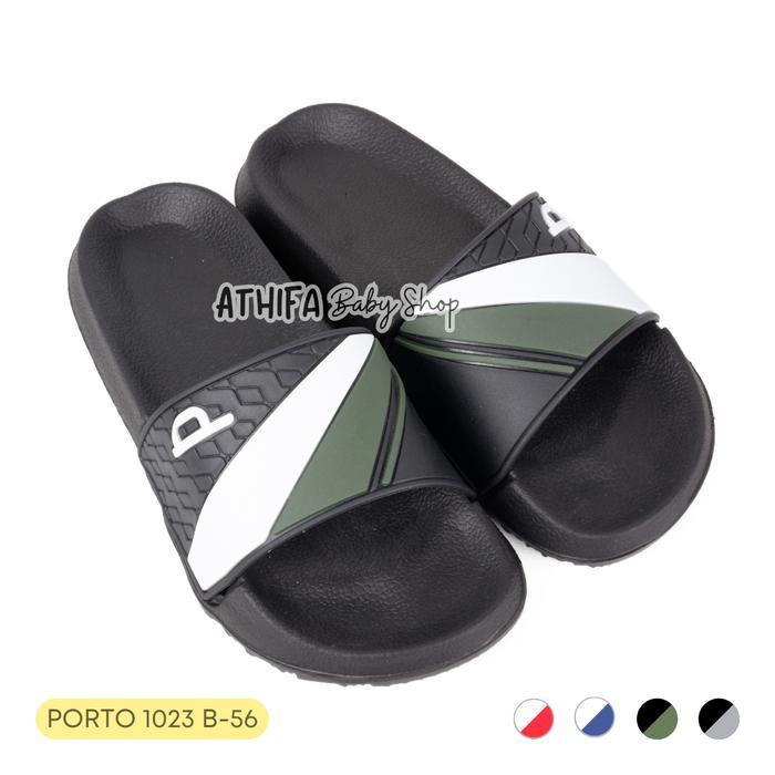 Sandal Selop Karet Anak Laki 5 6 7 8 9 10 Tahun Slip On Slop / Selobong Anak Cowok / Lelaki Terbaru