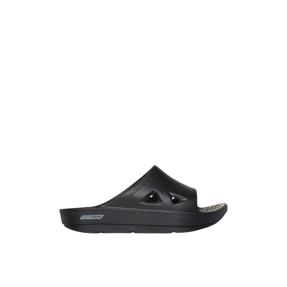 SANDAL PRIA SKECHERS SANDAL GO RECOVER RFRSH BLACK ( SKE229190BBK ) 100% ORIGINAL RESMI