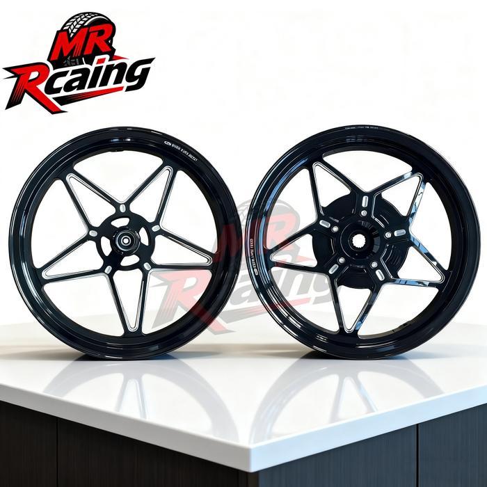 ENKEI VELG Racing CNC SPEED GEN 2 VARIO 125 VARIO 150 KZR STYLO CBS BEAT CHROME Warna Ungu Ukuran 1.