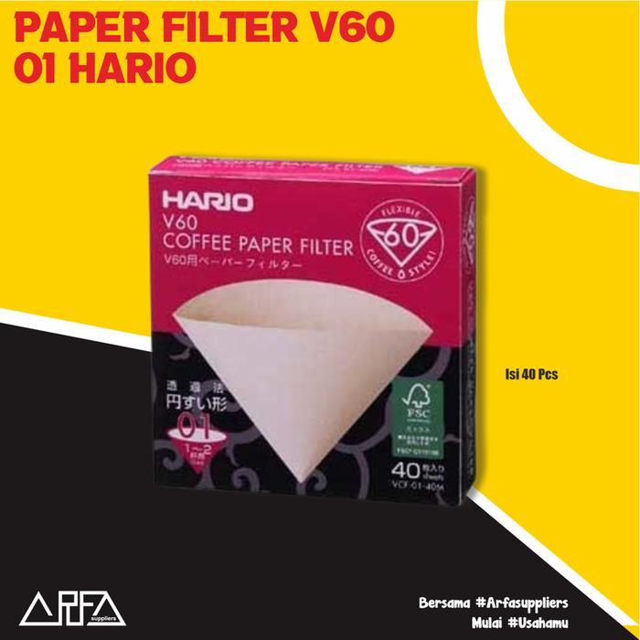 PAPER FILTER V60 01 HARIO