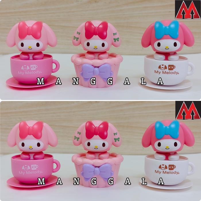 Pajangan Hiasan Figure Figurin Bobble Head Solar Per Goyang Topper Dashboard Mobil My Melody
