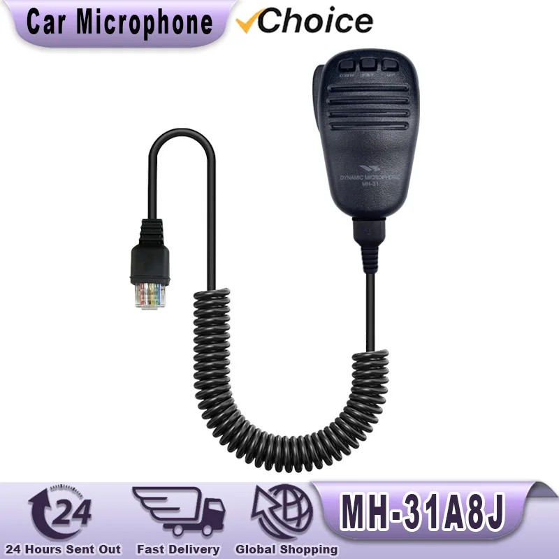 Car Portable Microphone Mh-31A8J Microphone For Ft-817Nd Ft-857D Ft-897D Ft-450D Ft-900/At Ft-818